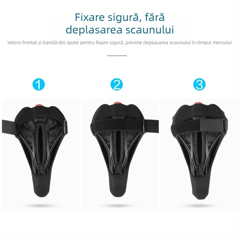 Husă pentru șa de bicicletă, burete din silicon, pentru biciclete de munte și oraș, brand TOSUOD, model Cushion cover