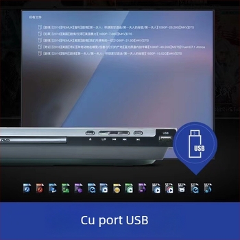 DVD player cu ieșire HDMI, redare MP3 prin USB, model 390, 220V, 10W