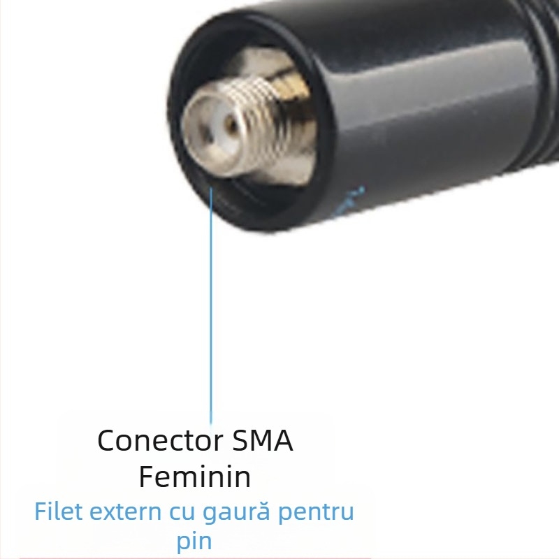 Antena NA-774 pentru walkie-talkie - câștig înalt, antenă telescopic flexibilă, rază 1,5–3 km