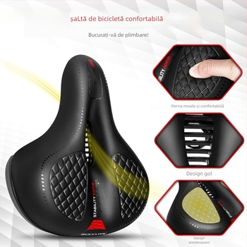 Șa de bicicletă Bucklos, din cauciuc, pentru biciclete de munte