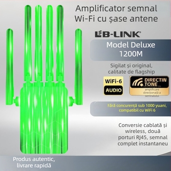 Amplificator de semnal WiFi 5G Gigabit, dual-band, penetrare prin perete, repetor pentru rețeaua wireless de acasă