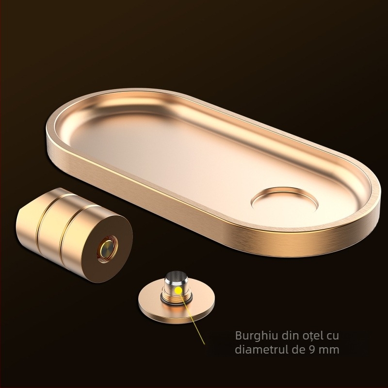 Set scrumieră pentru țigări, suport pentru țigări și set de perforare, design modular, aluminiu, personalizabil, mecanic