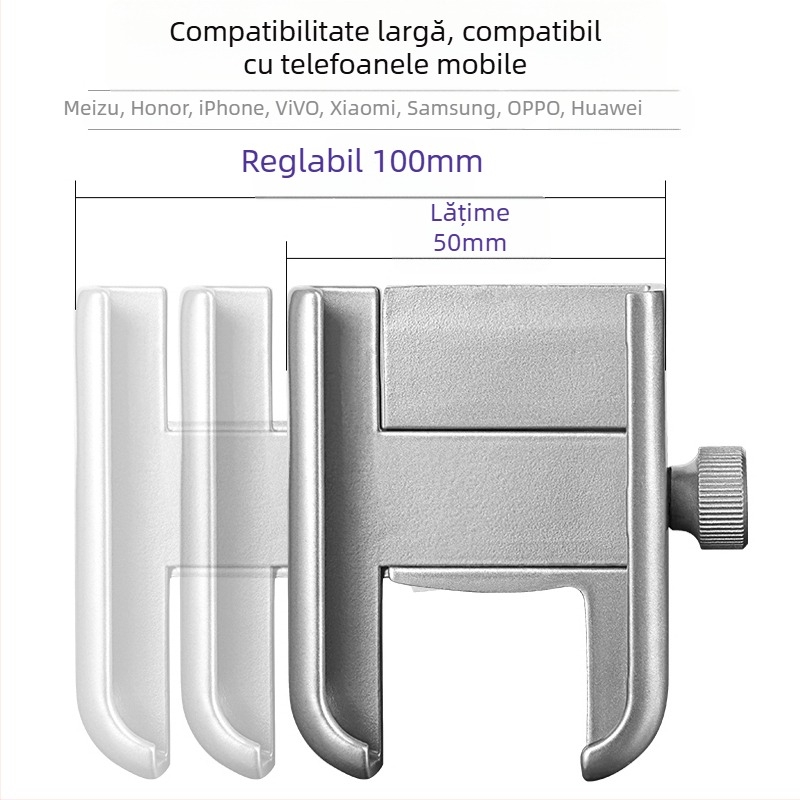 Wolf suport pentru telefon din aluminiu – montaj superior pentru vehicule electrice, motociclete și biciclete