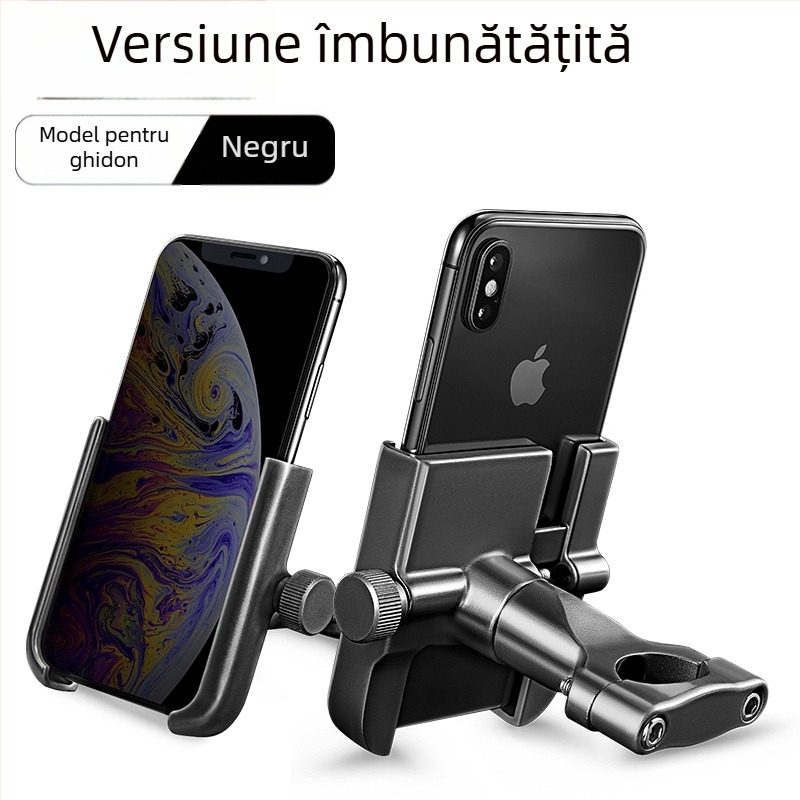 Wolf suport pentru telefon din aluminiu – montaj superior pentru vehicule electrice, motociclete și biciclete