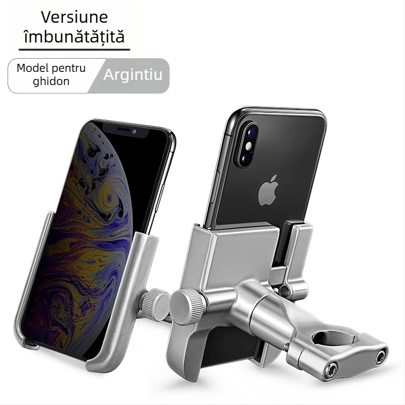 Wolf suport pentru telefon din aluminiu – montaj superior pentru vehicule electrice, motociclete și biciclete