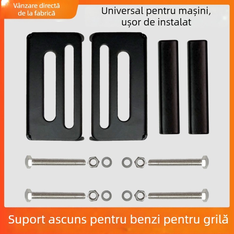 Suport invizibil pentru grila frontală a mașinii, fixare proiectoare — braț din plasă mijlocie, din fier, pentru mașini și camioane