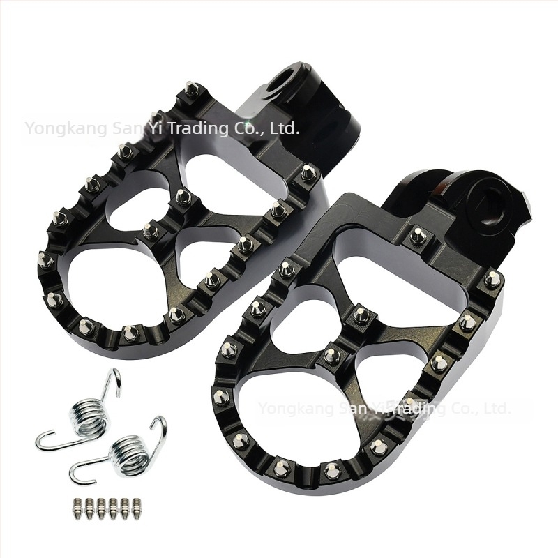 Pedale frontale pentru motocicletă off-road – CNC prelucrate, aluminiu 6061-T6, cu pini antiderapanti, XCMT, compatibile cu KTM EXC SX XCF SXF XC XCW XCFW 65–150