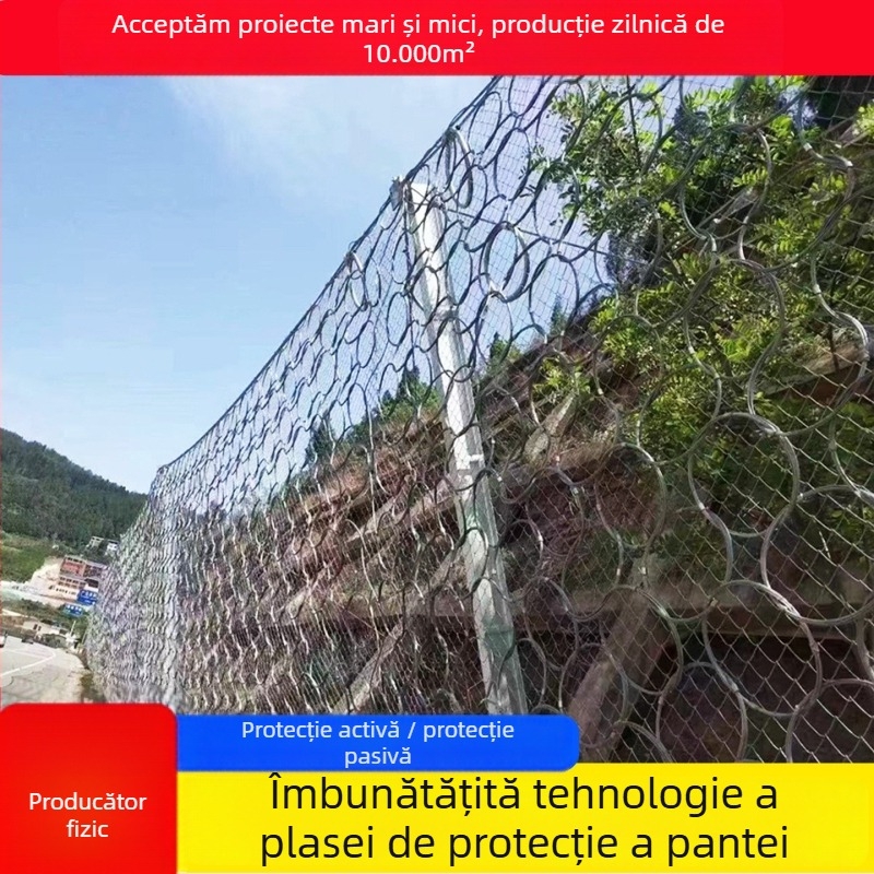 Plasă activă de protecție a versanților (Brand: Tuojie; Nr. produs: 01; Domeniu: Protecția versanților; Tip: Plasă de protecție)