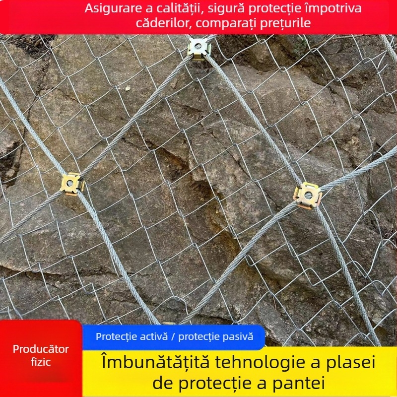 Plasă activă de protecție a versanților (Brand: Tuojie; Nr. produs: 01; Domeniu: Protecția versanților; Tip: Plasă de protecție)