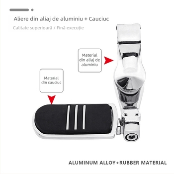 Pedala frontală pentru seria Harley | Aliaj de aluminiu, Finisaj electroplacat, Brand JH