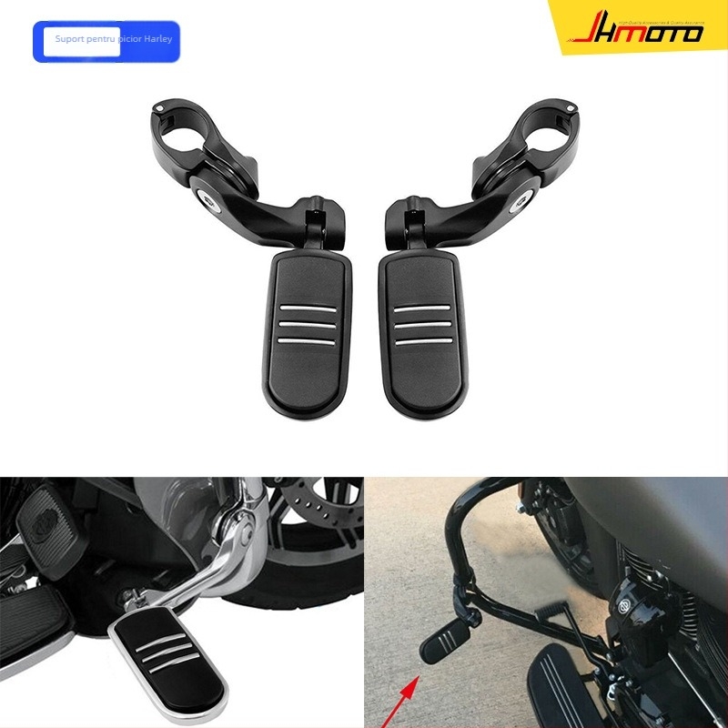 Pedala frontală pentru seria Harley | Aliaj de aluminiu, Finisaj electroplacat, Brand JH