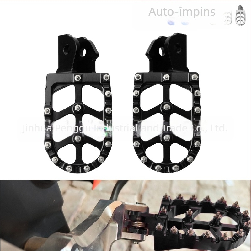 Pedală frontală pentru Light Bee S/X – CNC prelucrată din aliaj de aluminiu, antiderapant, electroplacare, pedală off-road universală