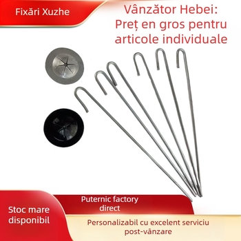 Cuier izolant tip J cu garnitură auto-blocantă pentru plasă anti-păsări la panouri solare • Material: oțel inoxidabil • Nucleu: oțel inoxidabil și aluminiu • Temperatură de lucru: 200°C • Conductivitate termică: 0.03 W/mK • Grad: A