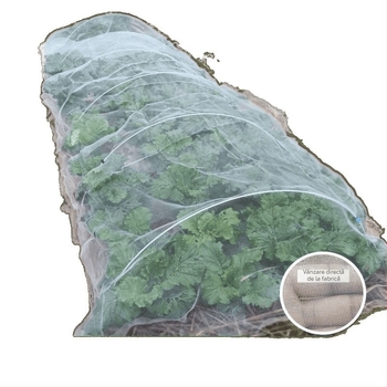 Plasă anti-insecte cu ochi de 80 pentru cultivarea legumelor, pentru răsaduri, câmpuri și livezi, protecție împotriva păsărilor