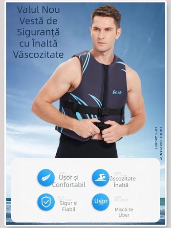 Vestă de salvare Yon Sub, EPE Pearl Cotton, etichetă privată licențiată