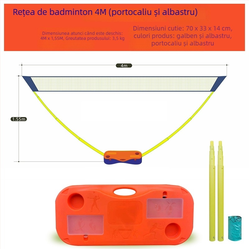 Cadru de plasă pentru badminton – material PVC, procesare personalizabilă, brand Ai Yu Faith, potrivit pentru badminton, tenis și alte jocuri cu mingi
