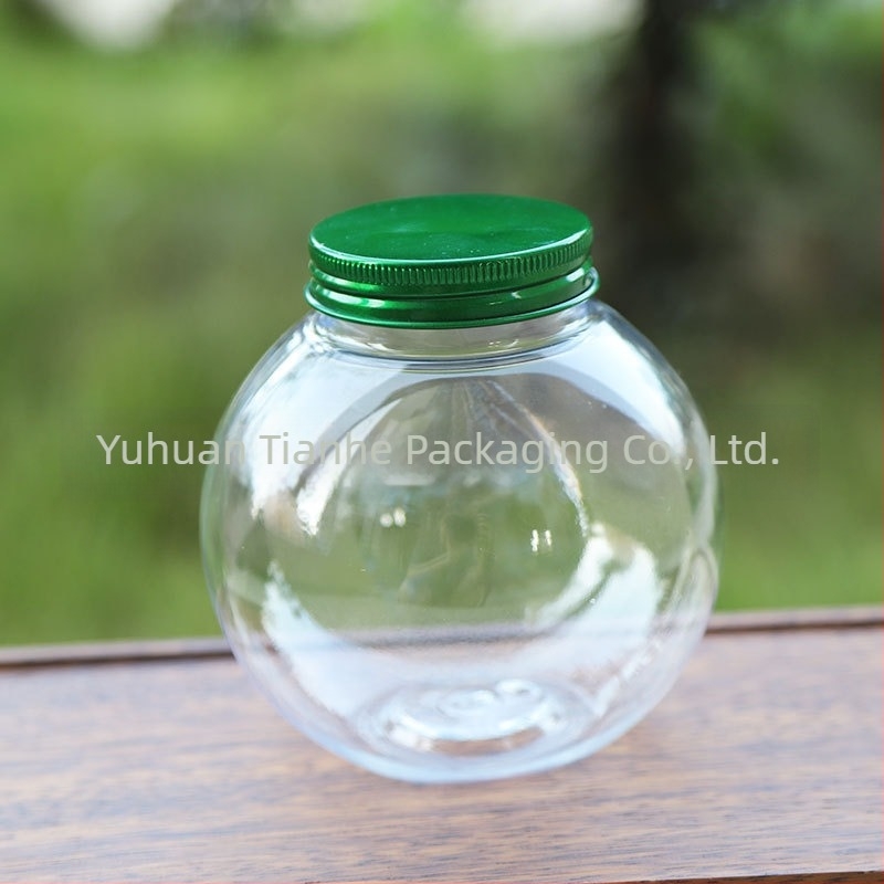 Cupa PET transparentă în formă de balon pentru băuturi reci, capacitate 501–600 ml, imprimare logo, personalizare