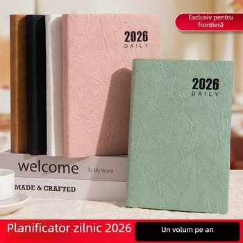 Caiet LIMAI, legare cu adeziv, stil minimalist (hârtie interioară dublu acoperită, 80 gsm, 300–400 pagini)