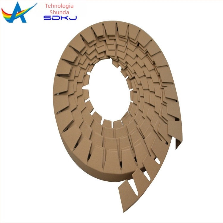 Protecție de colț în formă de L din hârtie Kraft pentru tavă, foarte dură