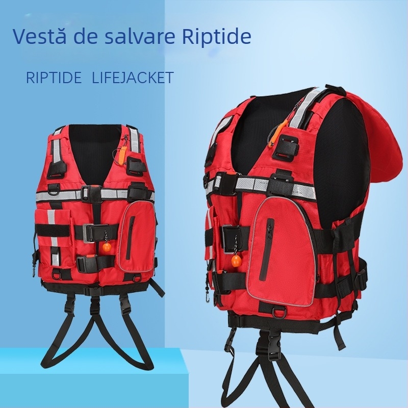 Hongzhou Rapids Vestă de Salvare pentru Apă – pentru adulți, cu plutabilitate mare, utilizare profesională în stingerea incendiilor și situații de dezastre