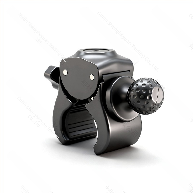 Suport universal pentru telefon mobil pentru transmisiuni live, cu clemă cu mai multe poziții pentru țeavă de bicicletă și trepied gimbal – Material ABS