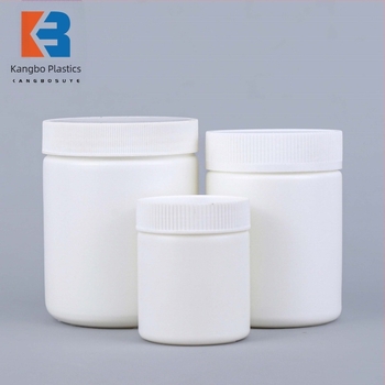 Recipient plastic cu gură largă pentru pastă de mască, sigilat, HDPE, capacități 150/350/500 g, etichete autoadezive