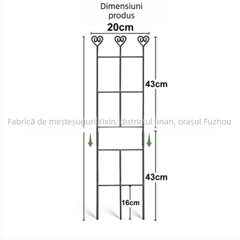 Yixin suport modular pentru plante din oțel inoxidabil – ornament decorativ de grădină pentru plante de interior
