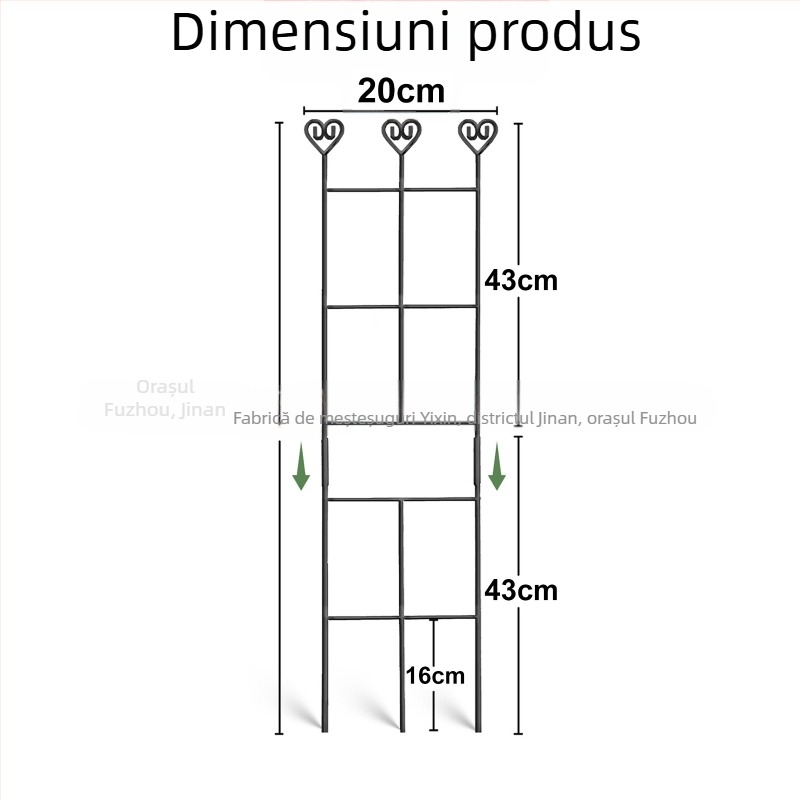 Yixin suport modular pentru plante din oțel inoxidabil – ornament decorativ de grădină pentru plante de interior