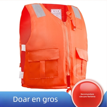 Vestă de salvare profesională, Bosent BST008, plutire mare, vestă portabilă pentru adulți și copii, montată pe vehicule pentru intervenții de urgență la inundații