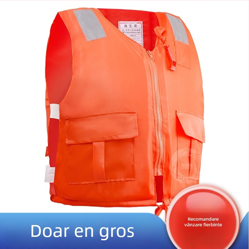 Vestă de salvare profesională, Bosent BST008, plutire mare, vestă portabilă pentru adulți și copii, montată pe vehicule pentru intervenții de urgență la inundații