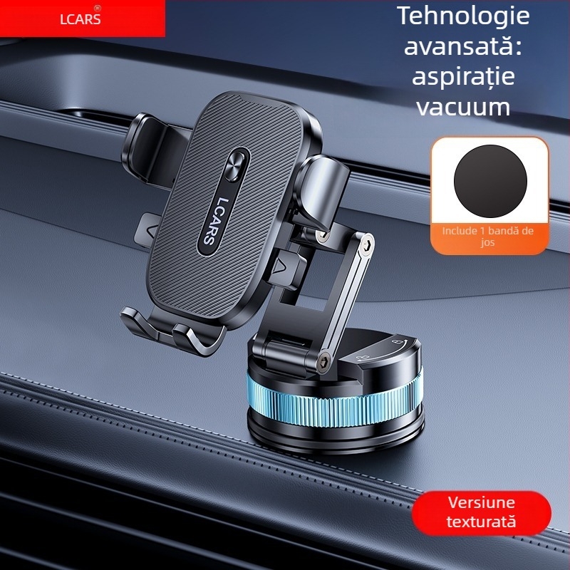 Suport pentru telefon auto - compatibil universal, prindere cu ventuză pentru parbriz, fără alimentare