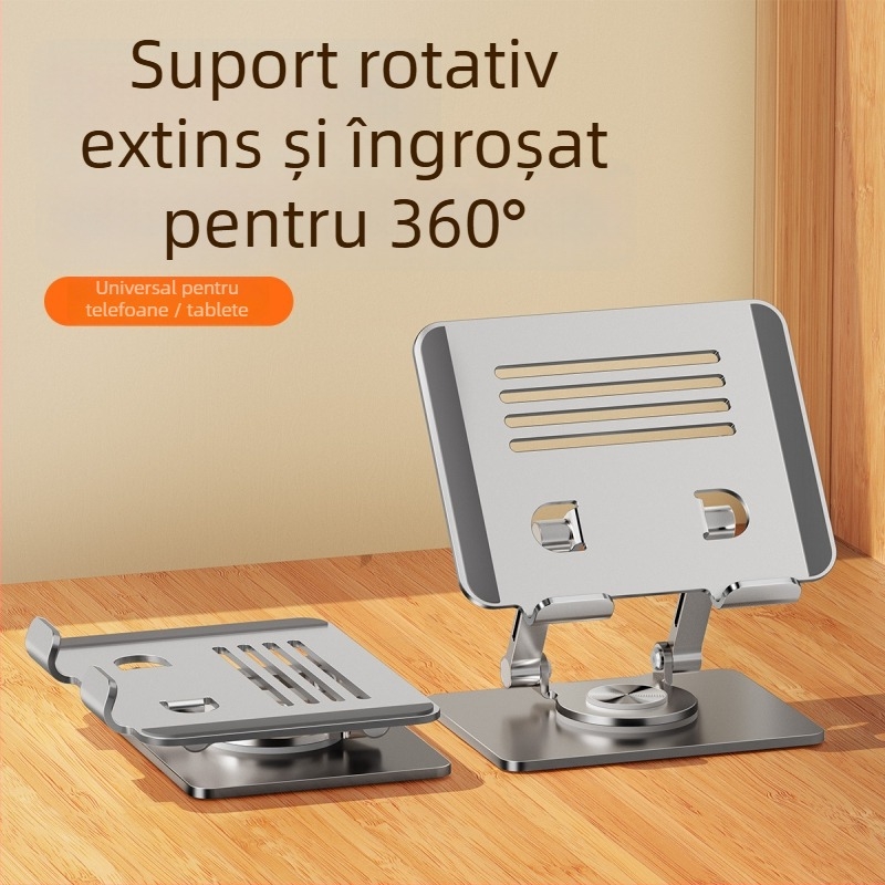 Suport pentru tabletă pentru birou, rotativ, ridicare și pliere, model JZ-2082, compatibil cu iPad/iPhone/iPod touch, greutate 480 g