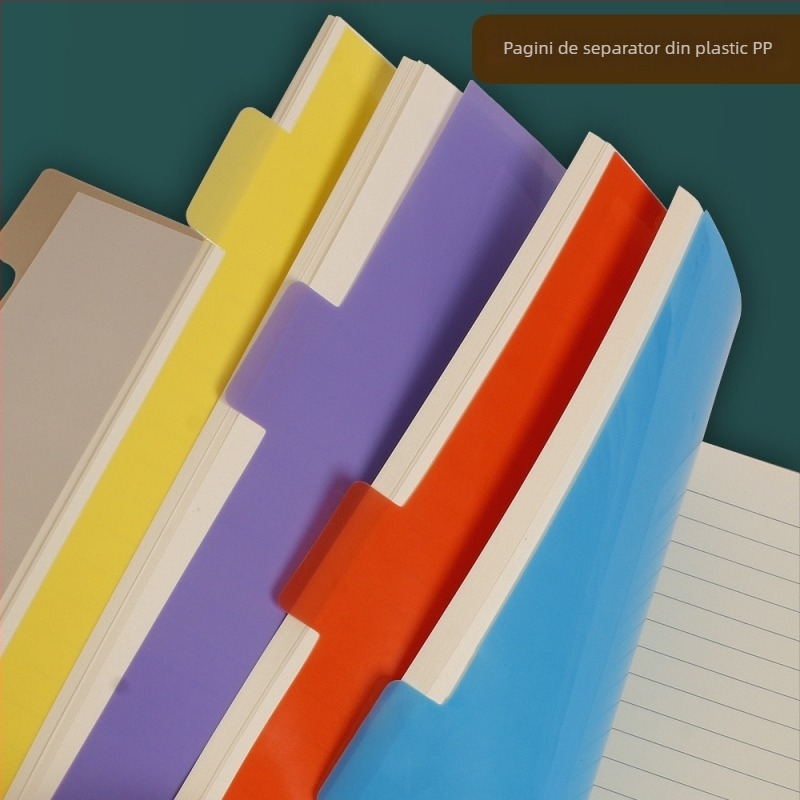 Jurnal de clasificare cu spirală îngroșată și separatoare de pagini – cadou pentru colegi de clasă