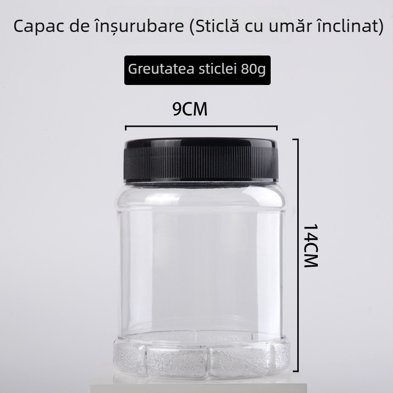 Mingyue Packaging - borcan PET alimentar cu gură largă, capac și etanșare din folie de aluminiu
