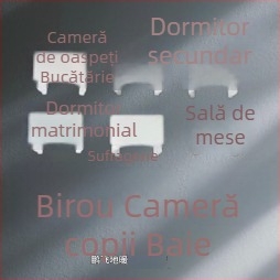Semn de încălzire în pardoseală – direcția conductei de distribuție, marcaj conducte geotermale, clip de orientare a camerei