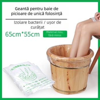 Ubag Geantă pentru înmuiat picioarele – plastic, reciclată, 99% material pur, fără logo, pentru baie cu picioare