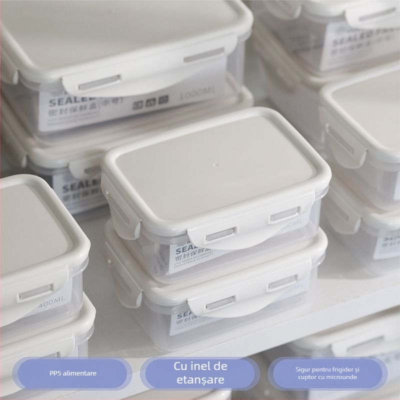 Cutie de depozitare pentru carne la congelator din PP, alimentară, etanșă, pentru ceapă, ghimbir și usturoi