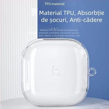 Carcasă TPU transparentă pentru Powerbeats Pro 2 – husă moale, protecție la căderi și praf
