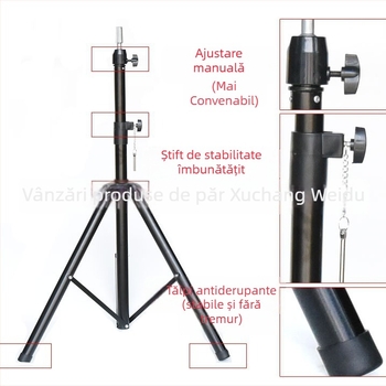 Suport pentru cap-model M2 – Trepied cu susținere pentru cap, compatibil cu vopsirea și perm, brand Initial Mining