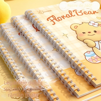 Caiet cu spirală, seria Cartoon, 76 de pagini, personalizare disponibilă