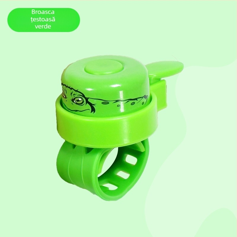 Clopot pentru bicicletă și trotină pentru copii, din aliaj de aluminiu, curea pentru ghidon