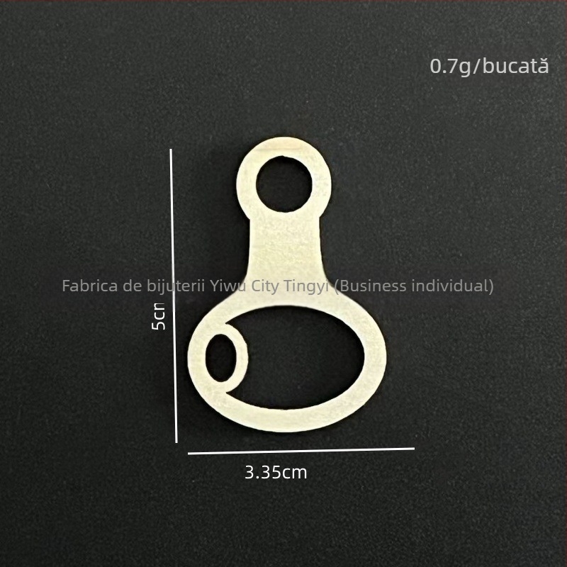Etichetă rotundă din lemn perforată pentru agățat, cu gravură laser și etichetă scrisă de mână, accesoriu decorativ gol, cod produs 035, material lemn, stil minimalist modern.