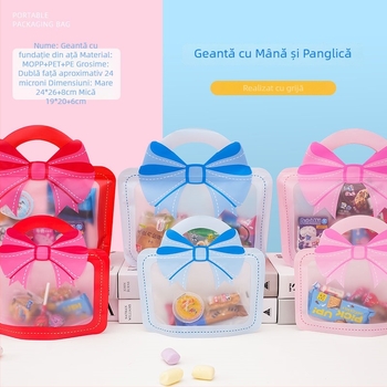 Geantă cadou cu funda desenată, stand-up pentru copii, ambalaj Zhongpeng, logo personalizabil