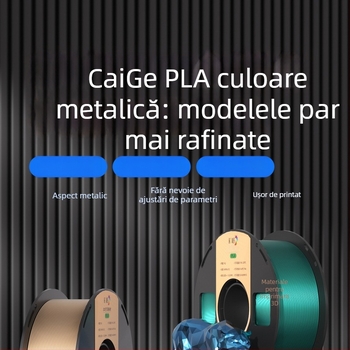 Caige Filament PLA Metal, 1 kg, PLA-METAL pentru imprimare 3D