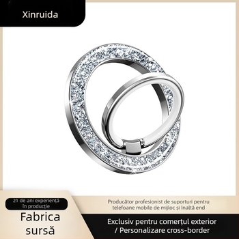 Suport pentru telefon cu inel MagSafe, pe suport de birou - luciu din rășină epoxidică, aliaj de zinc, personalizabil