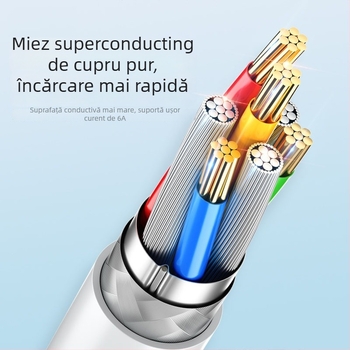 Cablu de extensie Type-C pentru încărcare, încărcare rapidă, 2A, PVC, conector unic