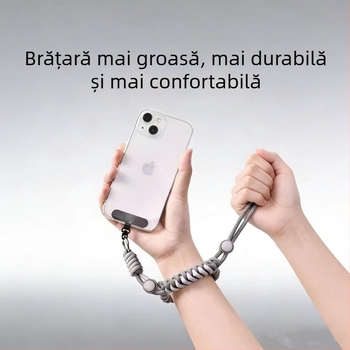 Șnur pentru telefon Pengyi – țesut, cataramă din metal, unisex