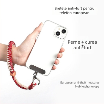 Șnur pentru telefon Pengyi – țesut, cataramă din metal, unisex