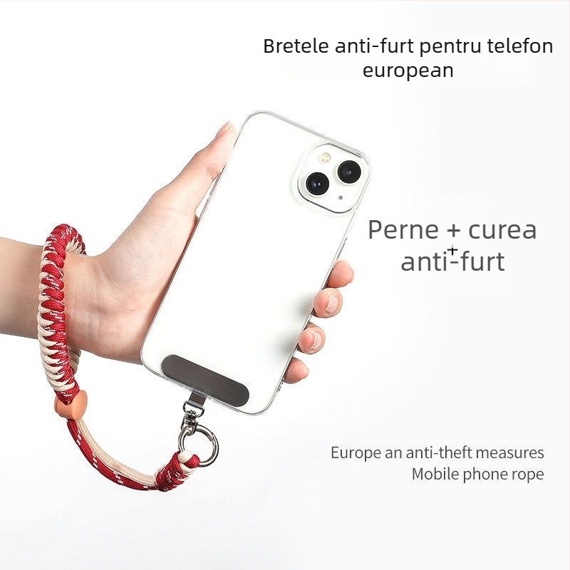 Șnur pentru telefon Pengyi – țesut, cataramă din metal, unisex