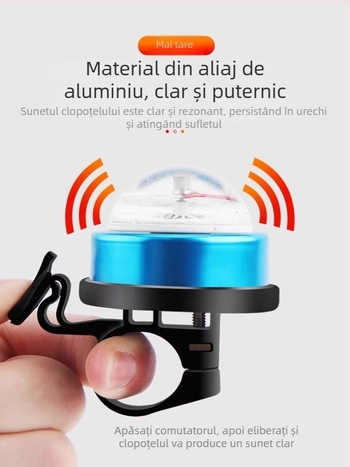 Sonerie bicicletă cu busolă – brand Senowoiry/yi rui; Material: implicit; Procesare: Nu; Import: Nu
